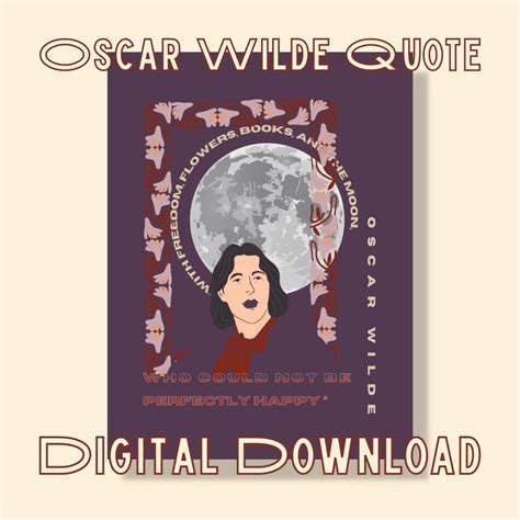 Oscar Wilde Quote Poster - Etsy