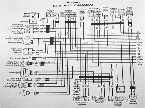 Easy-to-follow Wiring Diagram for the 1998 Kawasaki Vulcan 1500