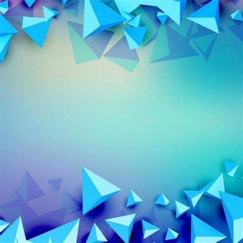 Abstract Light Blue Geometric Wallpaper - Mural Wall