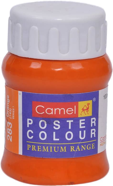 Camlin Kokuyo Premium Poster Color Orange 100 Ml Home And Kitchen