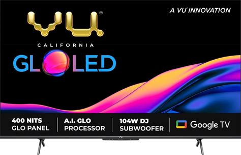 Vu Gloled Inch Ultra Hd K Smart Led Tv Gloled Price In India