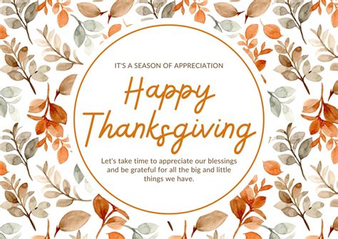 Free printable, customizable Thanksgiving card templates | Canva