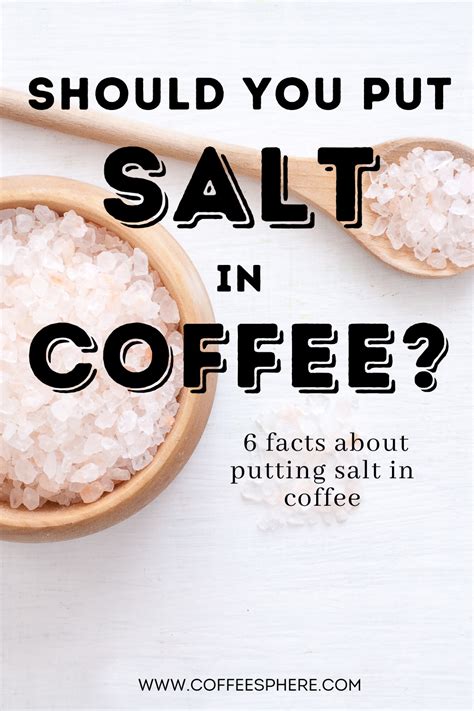 Should You Put Salt In Coffee? 6 Facts About Adding Salt To Your Cup Of ...