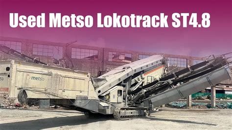 Used Metso Lokotrack St Youtube