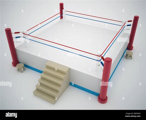 Empty Professional Boxing Ring Hi Res Stock Photography And Images Alamy