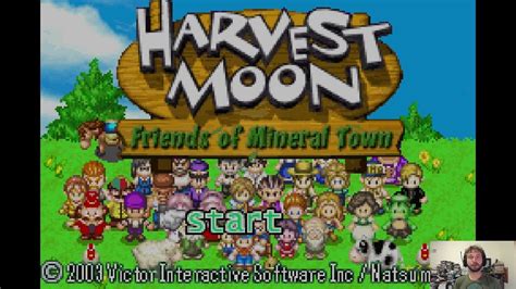 First Hour Retro Harvest Moon Friends Of Mineral Town Gba Wii U Youtube