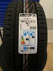 2X NEW CAR TYRES UNIROYAL RAINSPORT 5 235 40 ZR19 XL 96Y PREMIUM A1 235