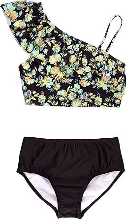 Amazon Rufflebutts Tween Girls Bikini Swimsuit With Upf Sun Protection Clothing