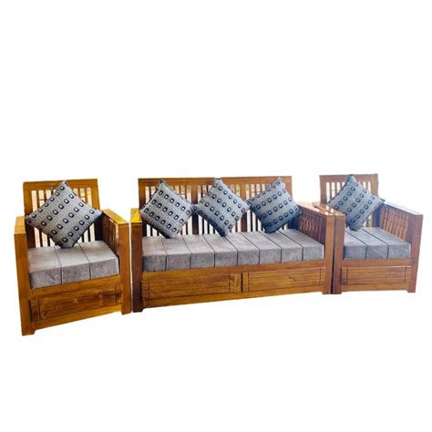 5 Seater Teak Wood Wooden Sofa Set At Rs 10900 Piece In Chennai ID