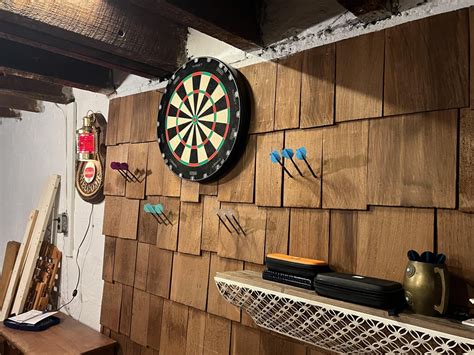 Basement setup at the new diggs : r/Darts