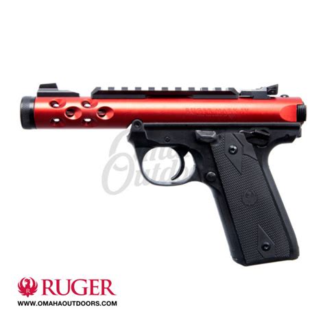 Ruger Mark Iv 2245 Lite Red Anodized Omaha Outdoors