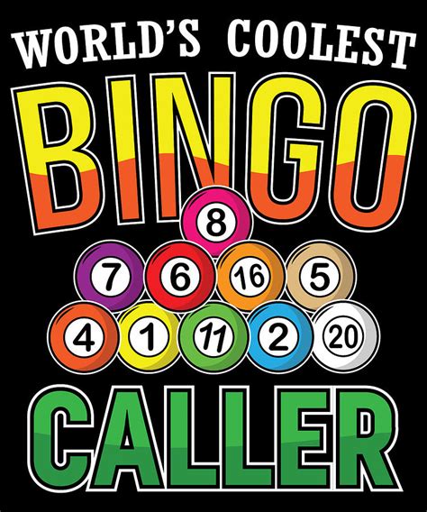 Bingo Caller Funny Digital Art by Michael S - Pixels