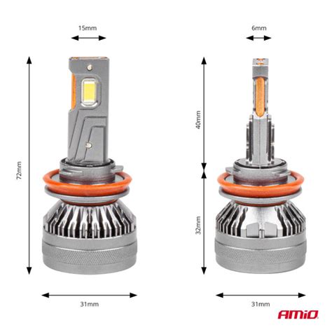 Daylights Austria Amio H H H Led Headlight Full Canbus Hp