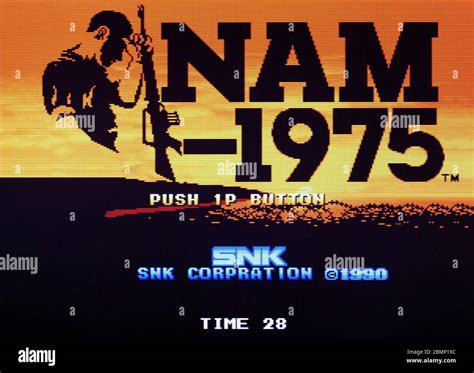 NAM 1975 SNK Neo Geo NeoGeo Editorial Use Only Stock Photo Alamy