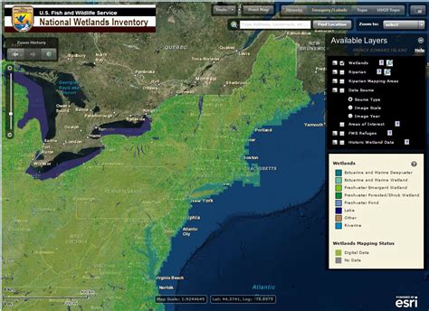 Wetlands Map