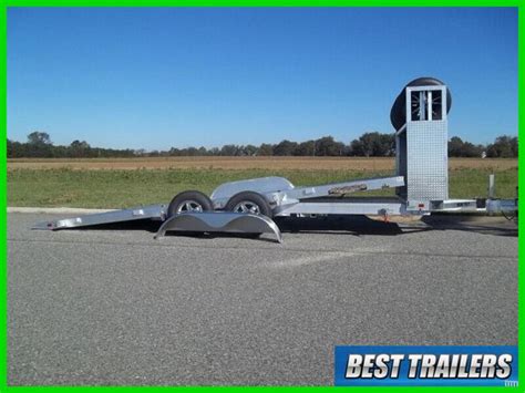 Aluma Tilt W Tire Rack Aluminum Carhauler Trailer X