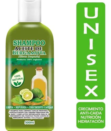 Shampoo Aceite De Bergamota Barba Y Cabello Ml