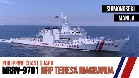 MANILA Delivery Of MRRV 9701 BRP TERESA MAGBANUA YouTube