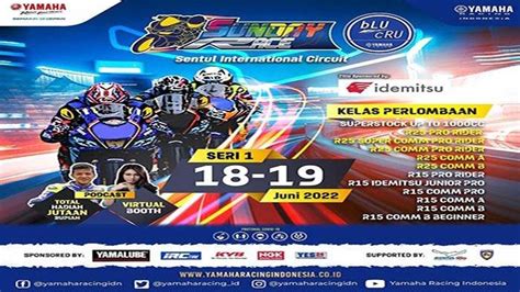 Idemitsu Blu Cru Yamaha Sunday Race Seri Siap Digelar Balap One Make