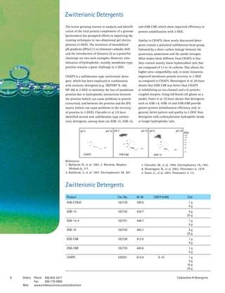 Calbiochem detergentsbook | PDF