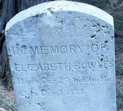 Elizabeth V Townsend Bowles M Morial Find A Grave