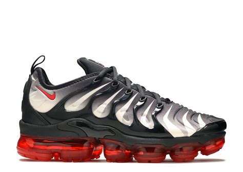 Air Vapormax Plus Black Red Nike Aq8632 001 Blackspeed Red White Flight Club