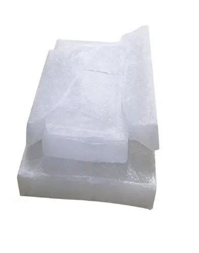 White Plastic Auxiliary Agents Semi Refined Paraffin Wax For Candle