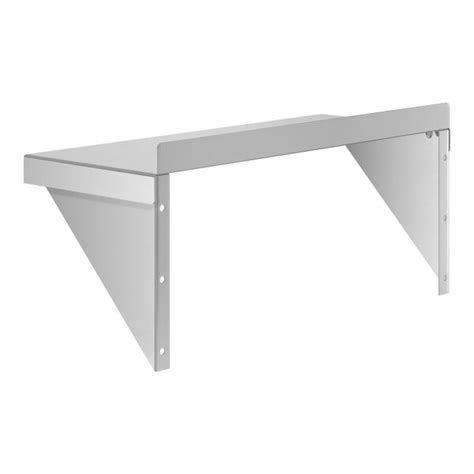 Regency Wide Gauge Stainless Steel Solid Wall Shelf