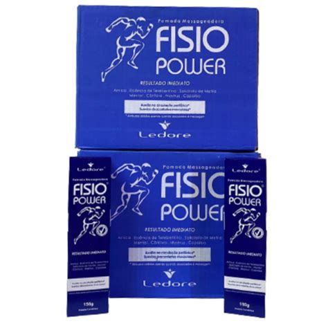 Kit Pomada Massageadora Fisiopower Ledore No Shoptime