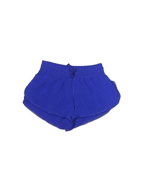 Lululemon Athletica Solid Blue Athletic Shorts Size 6 37 Off ThredUP