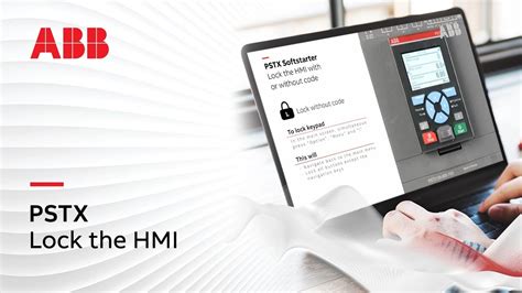 How To Lock The HMI On PSTX Softstarter YouTube