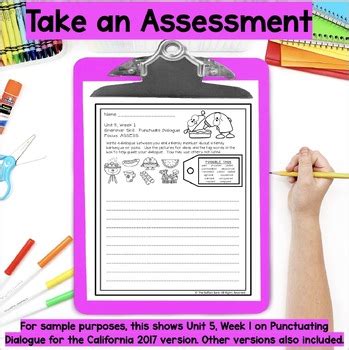 Benchmark Advance 3rd Grade Unit 4 Grammar Practice Worksheet Activities