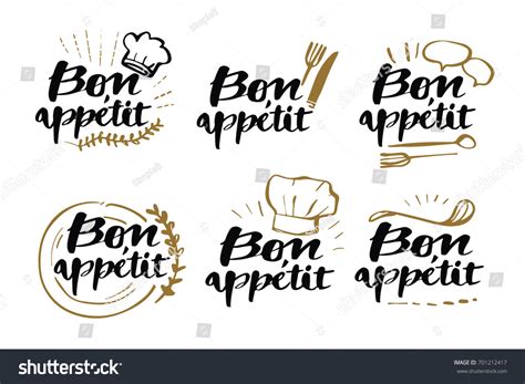 Bon Appetit Set Over 877 Royalty Free Licensable Stock Vectors