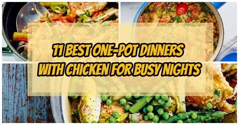 11 Best One Pot Dinners With Chicken For Busy Nights