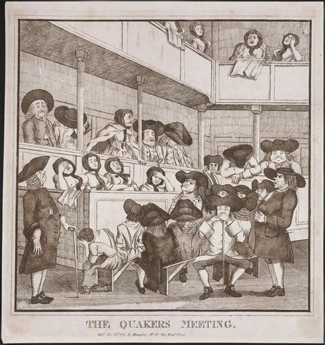 The Quakers Meeting 1780 Quaker Historical Figures American History