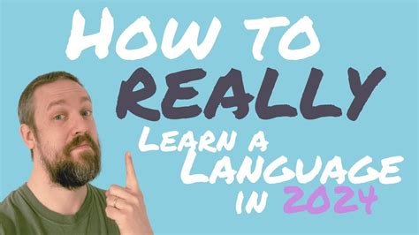 How To Really Learn A Language In 2024 A Linguist Explains Youtube