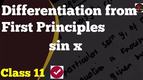 Differentiation From First Principle Sin X Differentiation Sin X