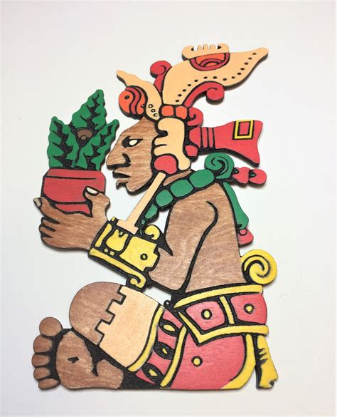 Mayan Yum Kaax God Of The Wild Vegetation And Guardian Of Its Etsy