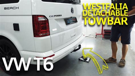 Volkswagen Transporter T Westfalia Detachable Towbar Youtube