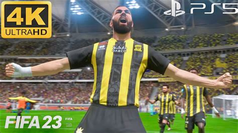 FIFA 23 Benzema Last Minute Goal Celebration For Al Ittihad 👀 - YouTube