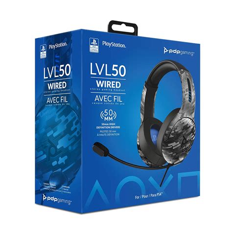 Pdp Gaming Lvl50 Wired Headset Camo