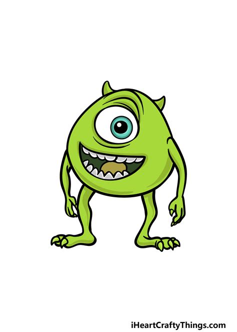 Parásito Hazlo pesado Integrar mike wazowski outline Robusto Opcional Ese