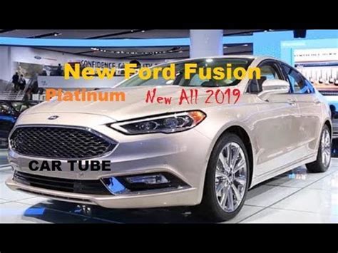 New Ford Fusion Platinum Exterior And Interior Super Premium Youtube