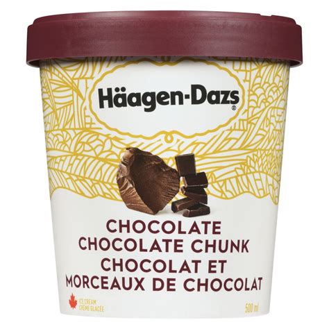 H Agen Dazs Cr Me Glac E Chocolat Et Morceaux De Chocolat Ml