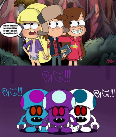 Dipper Mabel Pacifica Meet The Shroobs By Marouillat33 On Deviantart