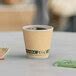 EcoChoice 4 Oz Double Wall Kraft Compostable Paper Hot Cup 25 Pack