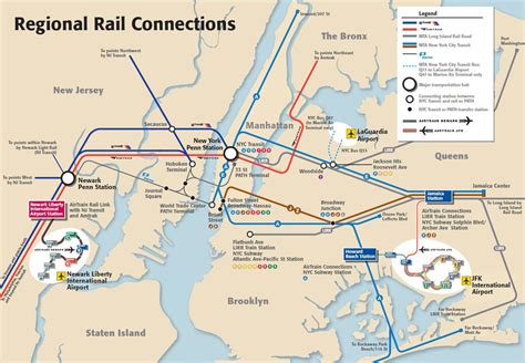 Plan Et Carte Des A Roports Et Terminaux De New York