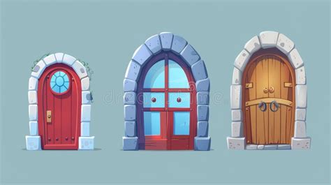 Opening Door Sequence Stock Illustrations 56 Opening Door Sequence