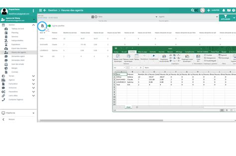 Tableau Compteur D Heures Des Sites Logiciel PROPRET