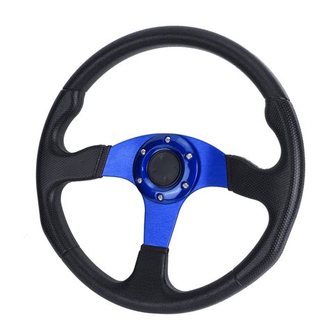 Mgaxyff 350mm/14in Racing Car Sport Steering Wheel Deep Dish 6 Bolts Universal Modified ...